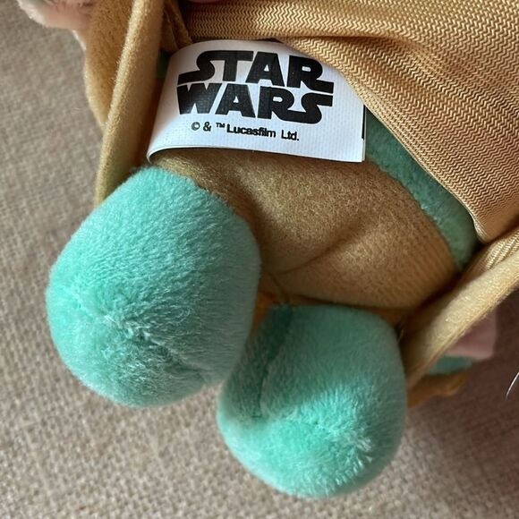 Star Wars branded Baby Yoda small plush NWOT - Picture 3 of 3